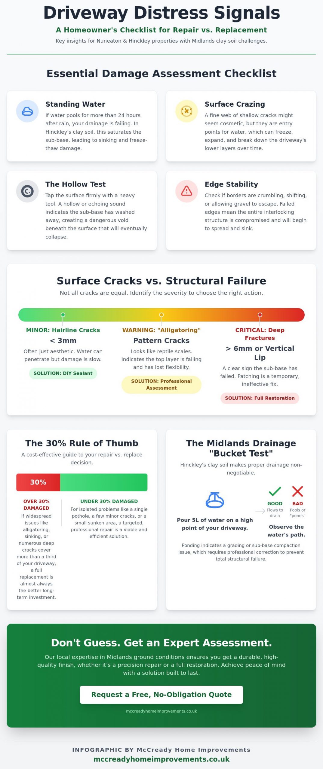 Driveway Repair in Hinckley & Nuneaton: The 2026 Homeowner’s Checklist