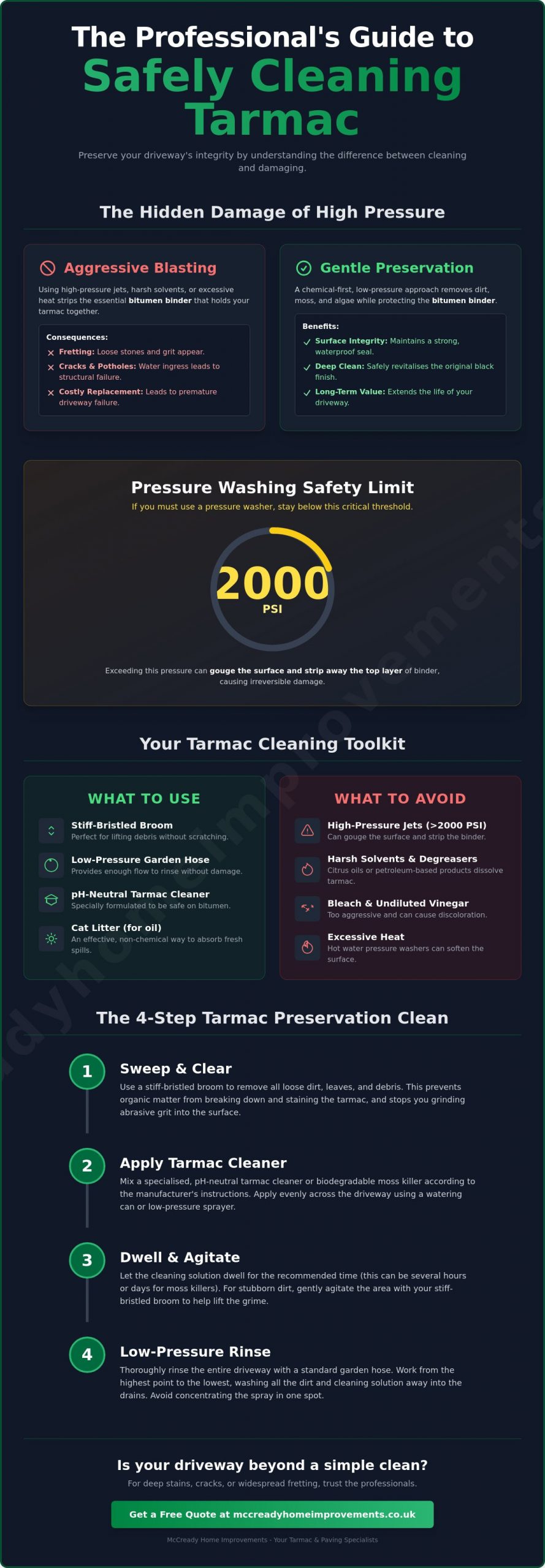 How to Clean a Tarmac Driveway UK: The Pro’s 2026 Maintenance Guide