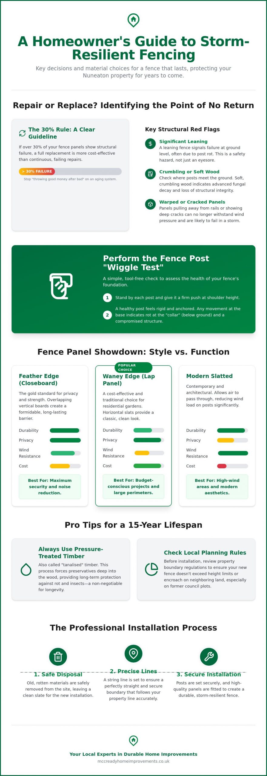 Fence Panel Replacement Nuneaton: The 2026 Homeowner’s Guide